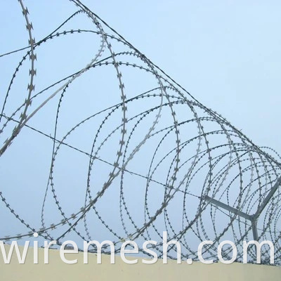 SS304 Concertina Razor Barbed Wire